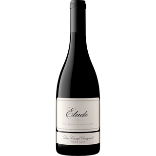 Wine bottle labeled 'Etude' on a white background
