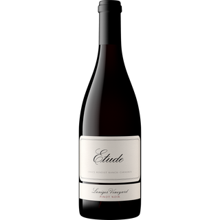 Wine bottle labeled 'Etude' on a white background