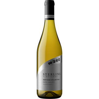 A Bottle of Sterling Vineyards Chardonnay 